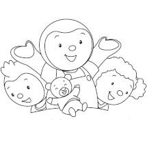 Charley and Mimmo coloring page