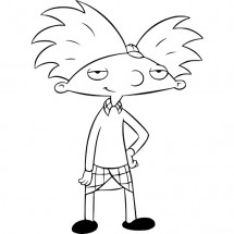 Hey Arnold coloring page
