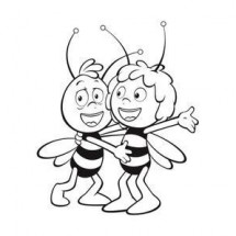 Maya the Bee coloring page