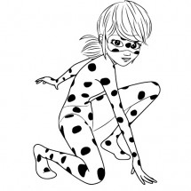Miraculous coloring page