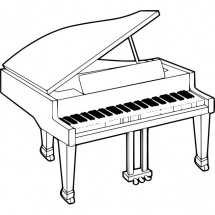 Music coloring page