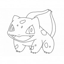 Pokémon beginning with B coloring page