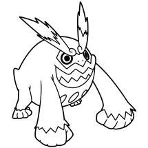 Pokémon beginning with D coloring page
