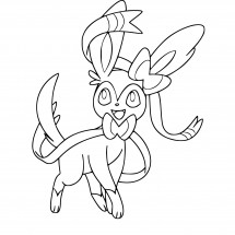 Pokémon beginning with N coloring page