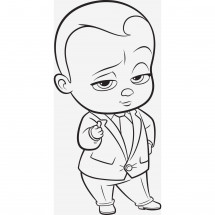 The Boss Baby coloring page