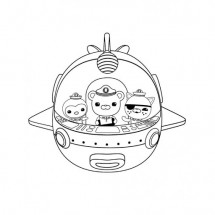 The Octonauts coloring page