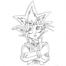 Yu-Gi-Oh coloring page