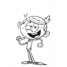 Coloriage Lincoln Loud #2