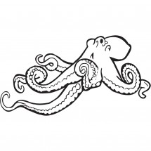 Coloriage Octopus