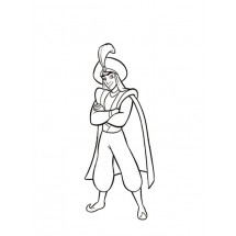 Prince Aladdin coloring