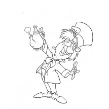 Coloriage The Mad Hatter