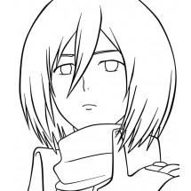 Mikasa Ackerman #2 coloring