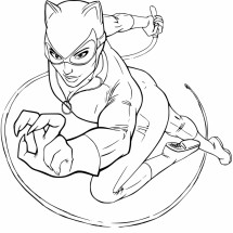 Coloriage Catwoman