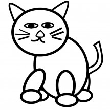 Grumpy cat coloring