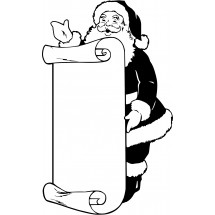 Letter to Santa coloring