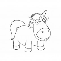 Agnes' Unicorn coloring