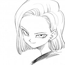 Android 18 coloring