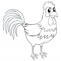 Coloriage Rooster