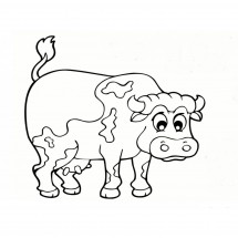 Coloriage Cow