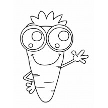 Coloriage Funny carrot