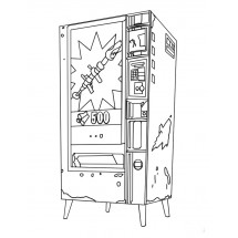 Coloriage Fortnite Vending Machine