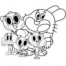 Coloriage Watterson family