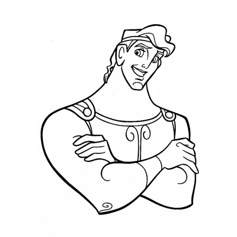 Hercules coloring page