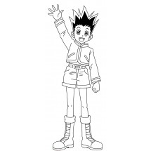 Gon Freecss coloring