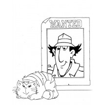 Inspector Gadget and Mad Cat coloring