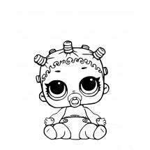 Coloriage Lol Doll Lill Roller Sk8ter