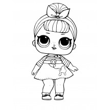 Coloriage Lol Doll Sis Swing