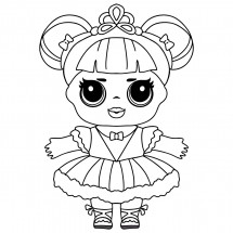 Coloriage Lol Doll Center Stage
