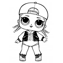 Lol Doll M.C. Swag coloring