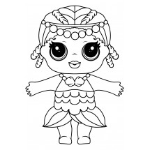 Coloriage Lol Doll Merbaby