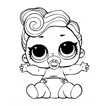 Coloriage Lol Doll Lil Queen