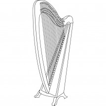 Coloriage Harp