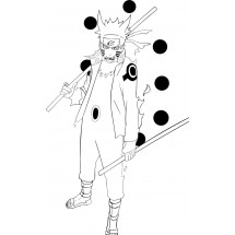 Coloriage Naruto full power