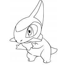 Pokémon Axew coloring page