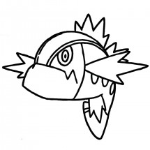 Pokémon Basculin red coloring page