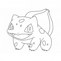 Pokémon Bulbasaur coloring page