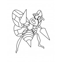 Pokémon Beedrill coloring page