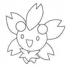 Pokémon Cherrim coloring