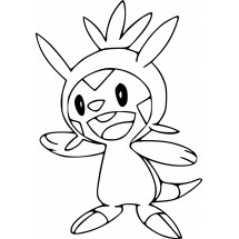 Pokémon Chespin coloring page