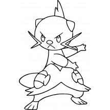 Pokémon Dewott coloring page