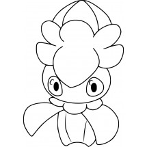 Pokémon Fomantis coloring