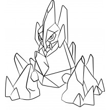 Pokémon Gigalith coloring page