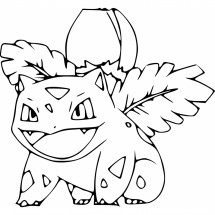 Pokémon Ivysaur coloring page