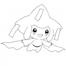 Pokémon Jirachi coloring