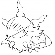Pokémon Larvesta coloring page
