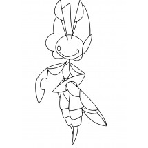 Pokémon Leavanny coloring page